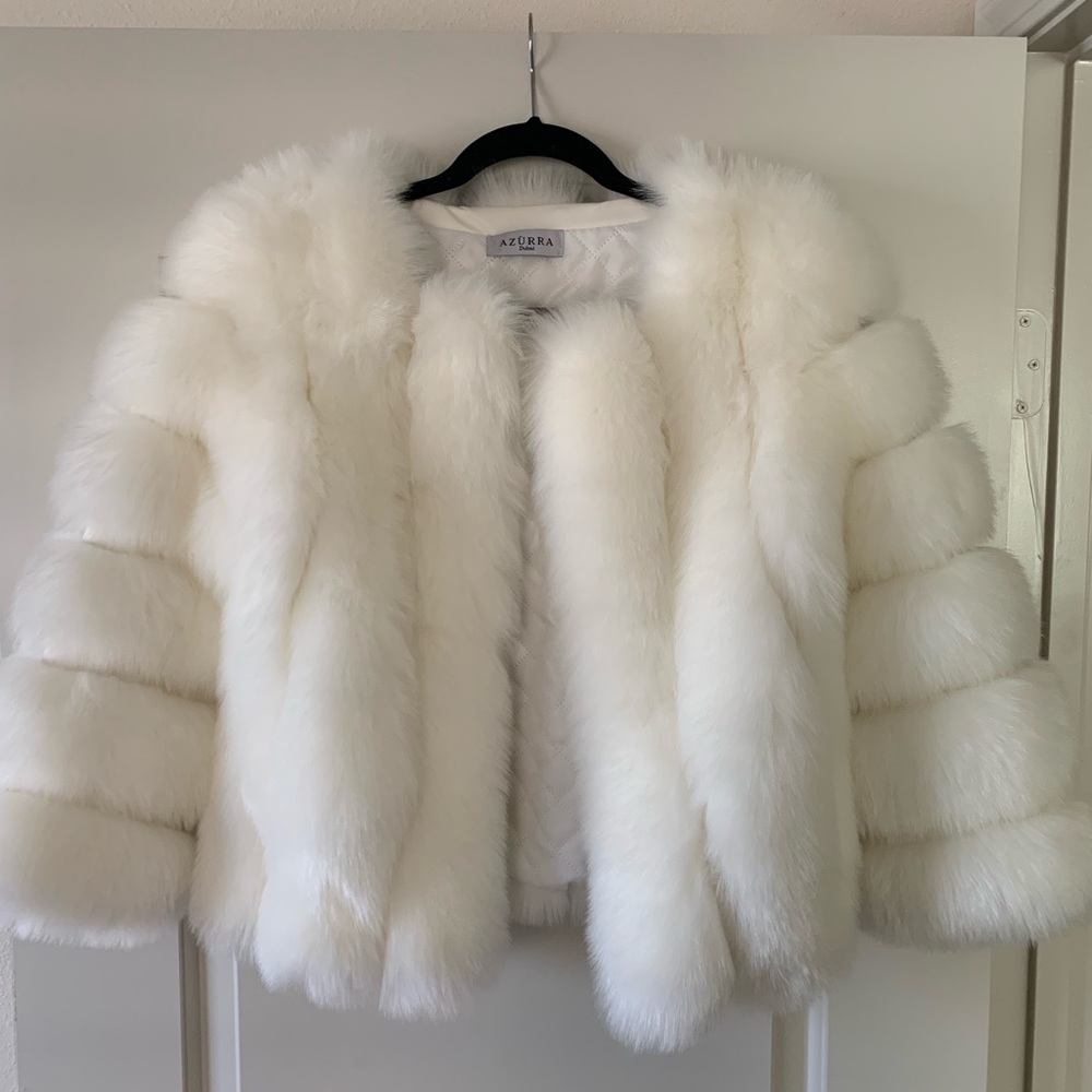 Azurra Dubai Faux Fur Coat